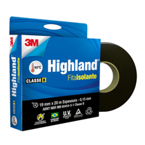 Fita Isolante Highland Preta Classe C 750V 19MMX20M Hb004171797 3M