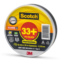 Fita Isolante Scotch 23Br Preta Autofusão 69KV 19MMX10M H0002185603 3M