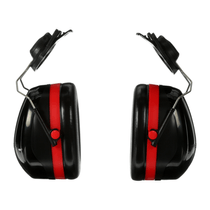 Abafador De Ruído Concha Acoplável Ao Capacete Preta/Vermelha 21Db Peltor H10P3E Hb004060636 3M