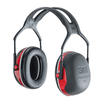 Abafador De Ruído Concha Haste Acima Cabeça Preta/Vermelha 24Db Peltor X3A Xa007709265 3M