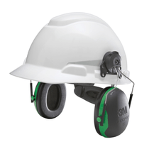 Abafador De Ruído Concha Acoplável Ao Capacete Preta/Verde 16Db Peltor X1P3E Xa007709299 3M