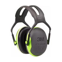 Abafador De Ruído Concha Haste Acima Cabeça Preta/Verde Claro 24Db Peltor X4A Xa007709240 3M