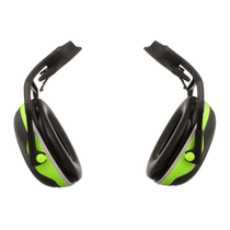Abafador De Ruído Concha Acoplável Ao Capacete Preta/Verde Claro 21Db Peltor X4P5E Hb004525828 3M