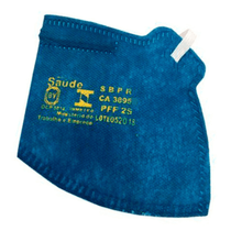 Respirador Descartável Dobrável 2 Painéis Azul Com Válvula Pff2-S Maskface 515094 Air Safety