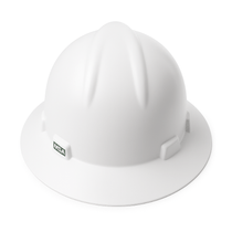 Capacete Aba Total Branca Catraca Com Jugular V-Gard 312110 Msa