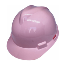 Capacete Aba Total Rosa Simples Com Jugular V-Gard 10177187 Msa