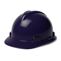 Capacete Aba Frontal Azul Marinho Simples Sem Jugular V-Gard 311844 Msa