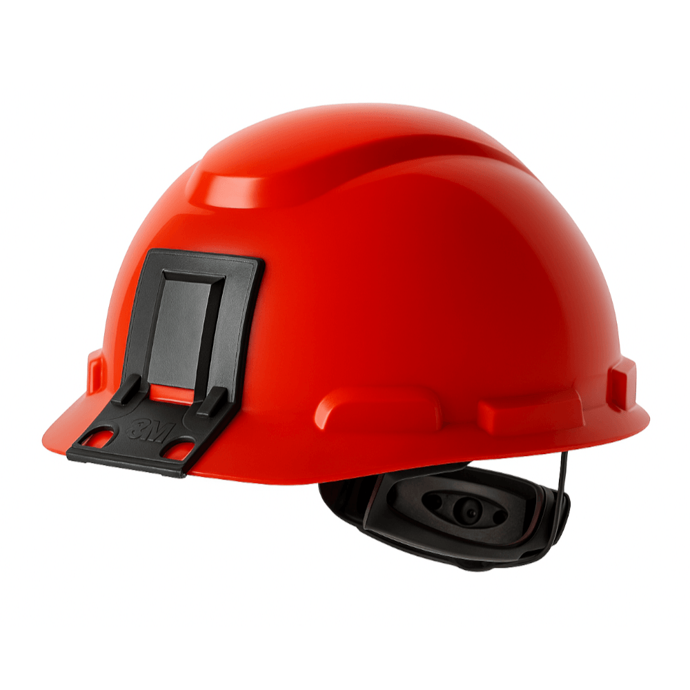 Capacete Aba Frontal Laranja Catraca Com Jugular V-Gard 311834 Msa