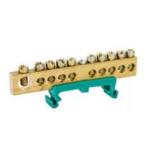 Barramento Elétrico Terra 10 Furos 80 A Barramento Com 0,79 M SBT10T Steck