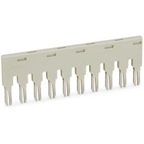 Conector Jumper Fixo 10 Vias Cinza 18A Relé Interface 08590410 Wago