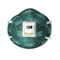 Respirador Descartável Concha Verde Com Válvula Pff2-S 8822 Hb004835508 3M