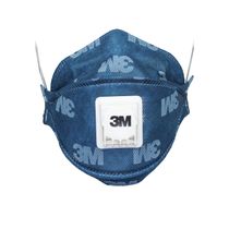 Respirador Descartável Dobrável 3 Painéis Azul Com Válvula Pff2-S Aura 9322+ Hb004835474 3M