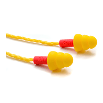 Protetor Auricular Plug Reutilizável Silicone Amarela/Vermelha Sem Cordao 16DB Millenium Hb004514806 3M