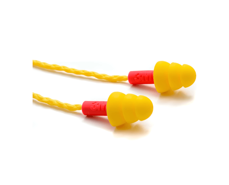 Protetor Auricular Plug Reutilizavel Silicone Amarela-Vermelha Sem Cordao 16DB Millenium Hb004514806