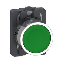 Botão Comando Redondo Verde 22MM 240VCA/VCC 1NA Xa2Aa31 Easy Harmony Xa2 Schneider