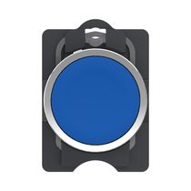 Botão Comando Redondo Azul 22MM 240VCA/VCC 1NA + Retenção Xa2Ah061 Easy Harmony Xa2 Schneider