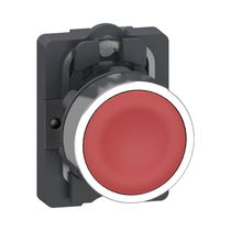 Botão Comando Redondo Vermelha 22MM 240VCA/VCC 1NF Xa2Aa41 Easy Harmony Xa2 Schneider