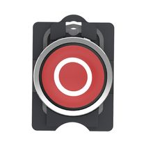 Botão Comando Redondo Vermelha 22MM 240VCA/VCC 1NF Xa2Aa4322 Easy Harmony Xa2 Schneider