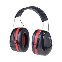 Abafador De Ruído Concha Haste Acima Cabeça Preta/Vermelha 25Db Peltor H10A Hb004060610 3M