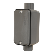 Condulete Aluminio C 3/4" NPT Cinza Com Tampa E002022030 Wetzel