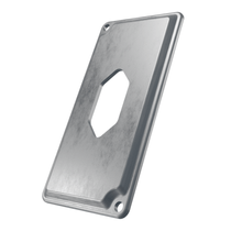 Tampa Condulete Alumínio 1 PAD Branco 1" NR36 Wetzel