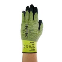 Luva Proteção Mecânica Fibra Amarelo/Preto Nitrilica Tamanho 9 11510 Ansell