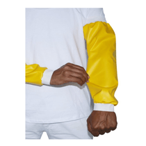 Mangote Proteção Pvc Amarelo Tamanho Único 500mm Forrado 1615 Brascamp