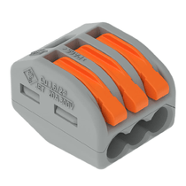 Conector Emenda Reto Pu 0,08-4MM2 Cinza 222413 Wago