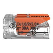 Conector Emenda Reto Tpla 0,5-6MM2 Incolor 2Vias 221612 Wago