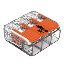 Conector Emenda Derivação Tpla 0,5-6MM2 Incolor Compact 221613 Wago