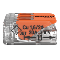 Conector Emenda Derivação Tpla 0,5-4MM2 Incolor Compact 221413 Wago