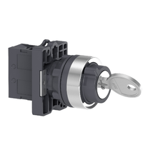 Comutador Seletora Chave 2 Posições Preta 22MM Esquerda 1NA Harmony Xa2Eg21 Schneider