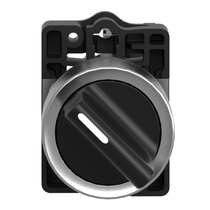 Comutador Seletora Knob Curto 2 Posições Preta 22MM 1NA Harmony Xa2Ed21 Schneider