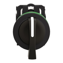 Comutador Seletora Knob Curto 3 Posições Com Retorno Preta 30,5MM 600VCA Central 2NA Harmony Xb5Fj53 Schneider