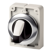 Comutador Seletora Knob Curto 3 Posições Preta 30MM 2NA+2NF M30C M30Cfwk3K22 Eaton