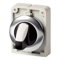 Comutador Seletora Redondo 2 Posições Preta 30MM 1NA+1NF Serie 30 M30Cfwkk11 Eaton