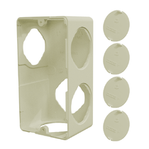Condulete Múltiplo Simples L PVC 1" Branco Sem Tampa 6 Entradas E017210040 Wetzel