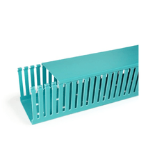 Canaleta Semi Aberta Pvc Azul C/Tp 80X 50MM Hd5P Hellermann