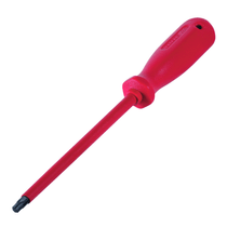 Chave Torx Reta Aço Cromo Vanádio Escurecido T8 180MM Vermelha 163BTXNR-T8 Gedore