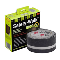 Fita Segurança Adesiva Antiderrapante Preta 50MM x 5M Safety-Walk Neon H0002224485 3M