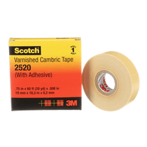 Fita Isolante Scotch 2510 Amarela Oleada 600V 19MMX18M H0001765314 3M