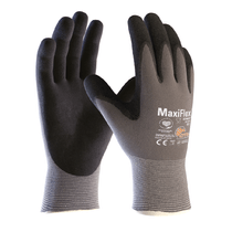 Luva Segurança Proteção Mecânica Nylon Cinza/Preto Tamanho G Maxiflex Ultimate 82100 Next Safety