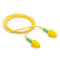 Protetor Auricular Plug Reutilizável Silicone Amarela/Verde Cordão Poliester 17DB Millenium H0002311951 3M