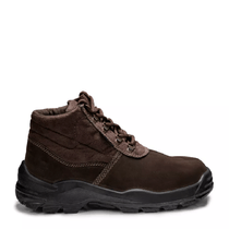 Botina Nobuck Cadarço Biqueira Plástico Marrom 41 4031Bafn4400Ll Bracol