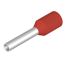 Terminal Elétrico Ilhos Cobre Pre-Isolado 1MM² Vermelho H1,014DRSV Weidmüller Conexel