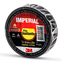Fita Isolante Imperial Preta Classe C 750V 18MMX20M Hb004216360 3M