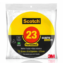 Fita Isolante Scotch 23Br Preta Autofusão 69KV 19MMX10M H0002185603 3M
