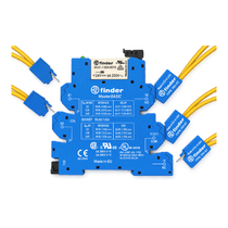 Relé Interface 24 VCA/VCC 6 A com Led 1 Reversível 391100240060 Finder