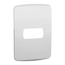 Placa 1 Modulo 4x2" Branca Miluz Bossa S3B77110 Schneider