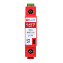 Dispositivo Proteção Contra Surto (DPS) Classe I/II Monopolar 275VCA 12,5/60kA IP-20 Vermelho Front V 26648 Clamper Legrand